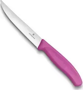Нож Victorinox для стейков и пиццы 12 см Gourmet розовый (6.7936.12L5)