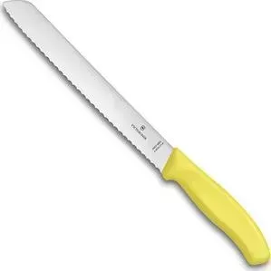 Нож Victorinox для хлеба 21 см желтый (6.8636.21L8B)