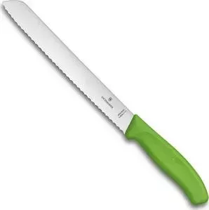 Нож Victorinox для хлеба 21 см зеленый (6.8636.21L4B)