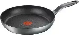 Сковорода TEFAL Hard Titanium+ C6920602 круглая 28см ручка несъемная (без крышки) черный (2100096667)
