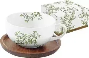 Чашка с крышкой и подставкой 0.25 л Easy Life (R2S) Натура (EL-R1082/NTRA)