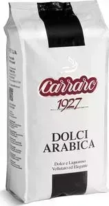 Кофе в зернах Carraro Caffe Dolci Arabica, вакуумная упаковка, 1000гр