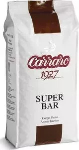 Кофе в зернах Carraro Caffe Super Bar, вакуумная упаковка, 1000гр