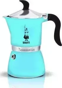 Гейзерная кофеварка Bialetti Fiametta, 4632, 3 п., голубой