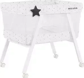 Колыбель Micuna Mini Fresh с текстилем МО-1560 white/claire
