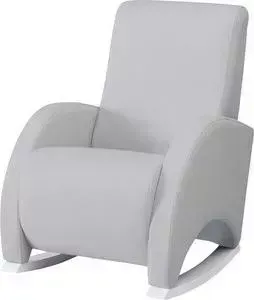 Кресло-качалка Micuna Wing/Confort white/grey искусственная кожа