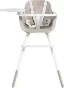 Стул для кормления Micuna OVO Т-1771 PLUS ICE (white/natural) полипропиленовые ремни white