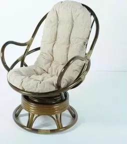 Кресло Vinotti вращающееся с подушкой 05/01 олива