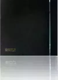 Вентилятор Soler&amp;amp;Palau SolerPalau осевой вытяжной с обратным клапаном D 100 (Silent100CZ Black DESIGN-4C)