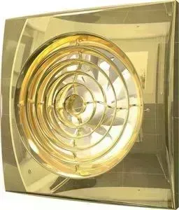 Вентилятор DICITI осевой вытяжной с обратным клапаном D 125 декоративный (AURA 5C Gold)