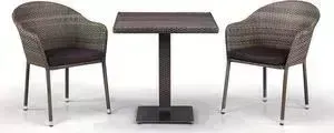 Комплект мебели Afina garden из искусственного ротанга T601DG/Y375G-W1289 pale (2+1)