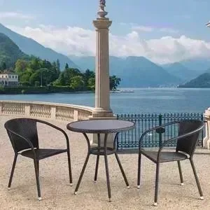 Комплект мебели Afina garden из искуственного ротанга T282ANS/Y137C-W53 brown (2+1)