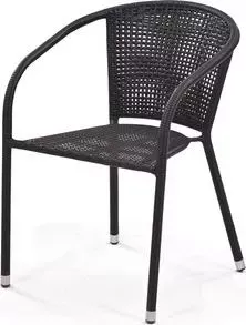 Кресло Afina garden из искусственного ротанга Y137B dark brown