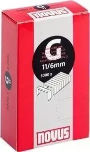 Скобы для степлера Novus 11/6 5000шт (042-0527)