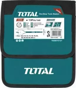 Набор перьевых сверл TOTAL 13шт (TACSD70131)