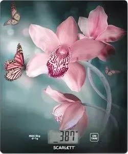 Весы кухонные SCARLETT SC-KS57P31 рисунок/орхидея