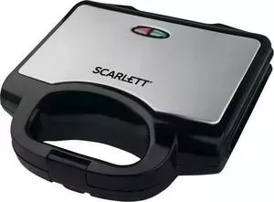 Вафельница SCARLETT SC-WM11901 черный/серебристый