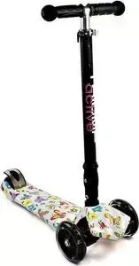 Самокат Triumf Active 2-х колесный Maxi Plus Print SKL-07CLP buttefly во3222-6