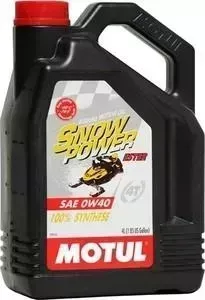 Моторное масло MOTUL Snowpower 4T 0W-40 4 л