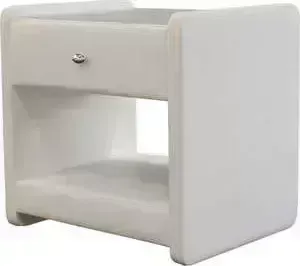 Тумбочка АСКОНА Классик 1 К/з Экотекс White