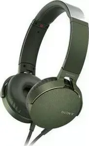 Наушники SONY MDR-XB550AP green
