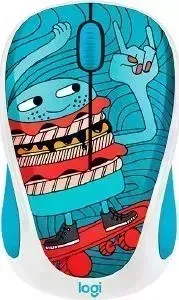 Мышь LOGITECH M238 Doodle Collection SKATEBURGER