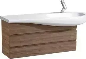 Тумба с раковиной Laufen с Alessi 120 орех (4.2450.0.097.630.1 + 8.1497.4)