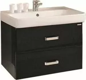 Тумба с раковиной АКВАТОН с Америна 70 черная (1A1376K1AM950)