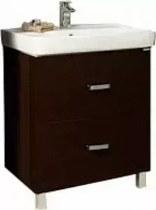 Тумба с раковиной АКВАТОН с Америна 70 Н темно-коричневая (1A1693K1AM430)