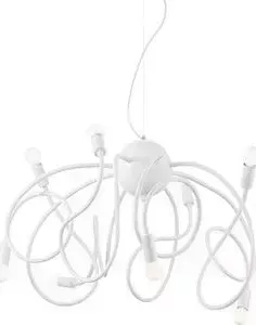 Подвесная люстра Ideal Lux Multiflex SP8 Bianco