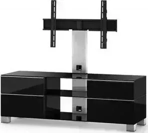 Тумба под телевизор SONOROUS MD 8340 B-INX-BLK