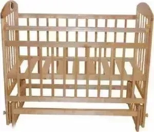 Кроватка детская Briciola 14 маятник поперечный, без ящика, светлая BR1405