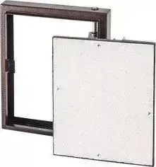Люк EVECS под плитку на петле окрашенный металл 200х600 (D2060 ceramo steel)
