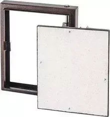 Люк EVECS под плитку на петле окрашенный металл 500х300 (D5030 ceramo steel)