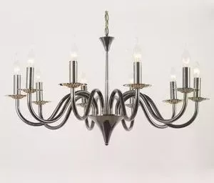 Подвесная люстра Lucia Tucci Messina 1890.10 Glossy Black