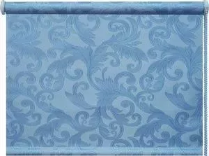 Рулонная штора DDA Престиж (жаккард) Голубой 80x170 см
