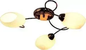 Потолочная люстра IDLamp 853/3PF-Blackchrome