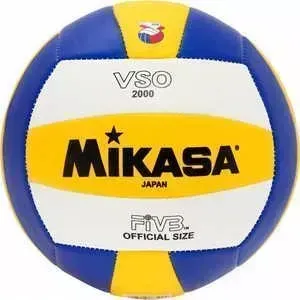 Мяч волейбольный MIKASA VSO2000, размер 5, цвет бел-жел-син