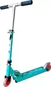 Скутер X-Match Cute, 100 мм PVC свет, Бирюзовый (64988)
