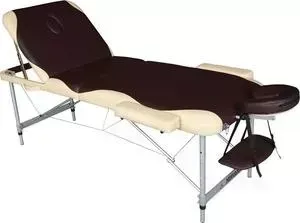 Массажный стол DFC Nirvana elegant pro, (алюминиевые ножки, коричнево-бежевый)