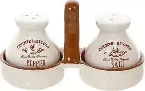 Солонка Terracotta и перечница Кухня в стиле Кантри (TLY011-CK-AL)