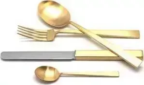 Набор столов Cutipol столовых приборов Bauhaus gold из 24-х предметов 9322