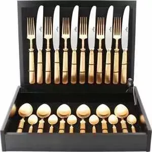 Набор столов Cutipol столовых приборов Piccadilly gold из 24-х предметов 9142