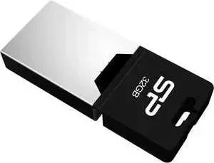 Флеш-накопитель SILICON POWER 32Gb Mobile X20 OTG USB 2.0/MicroUSB Серебристый (SP032GBUF2X20V1K)