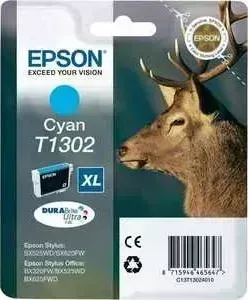 Картридж EPSON T1302 B42WD синий (C13T13024010)