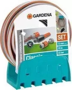 Кронштейн GARDENA настенный со шлангом Classic 20м 1/2" (18005-20.000.00)