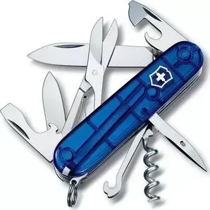 Нож Victorinox Climber 1.3703.T2 (91мм 18 функций, полупрозрачный, синий)