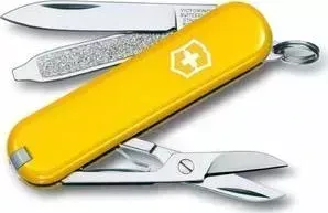 Нож Victorinox Classic 0.6223.8 (58мм 7 функций, желтый)