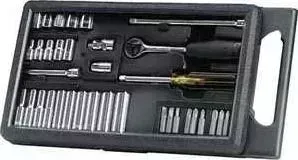Набор STANLEY торцевых головок 1/4 35 предметов метрический (1-87-010)