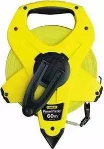 Рулетка STANLEY PowerWinder Fiberglass 60м ширина 12.7мм (2-34-775)